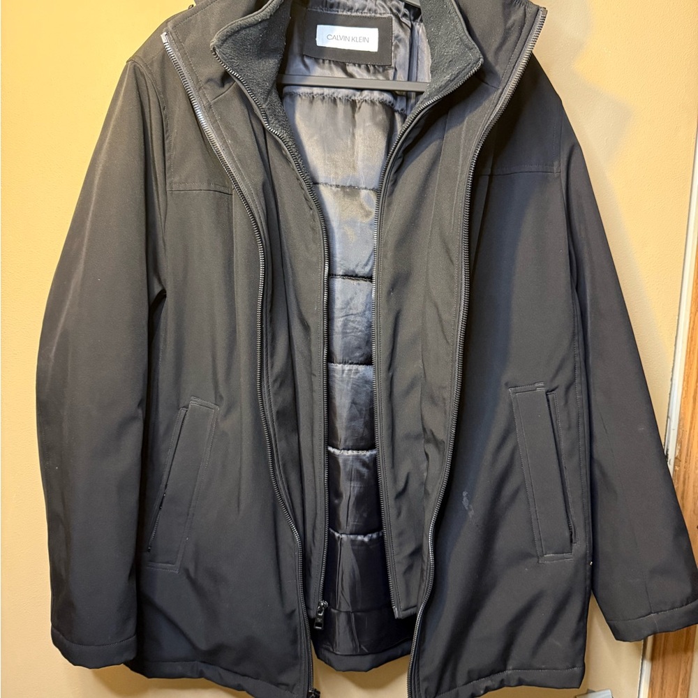 Calvin Klein Men's Dark Gray Performance Jacket